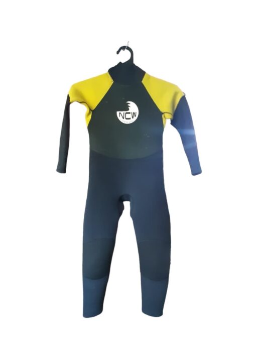 used NCW kids 5mm full warm winter wetsuit size Junior Small - age 10/11 years ish