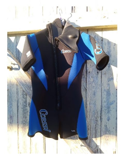 cressi 5mm short hooded dive wetsuit ladies 10 12