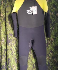 Used / pre-loved NCW 5mm full kids wetsuit JS age 10-11 aprox.