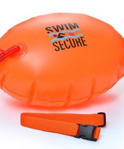 Wild swimming tow float - orange.