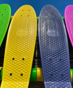 Fatstick 22" mini cruiser 'Penny' style skateboard pink / yellow / green / blue