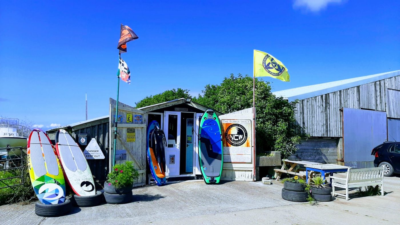 North Coast Wetsuits the Rubber Shack surf shop, St Endellion North Cornwalll