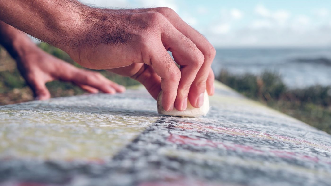 Surfboard waxing for newbies. North Coast Wetsuits NCW
