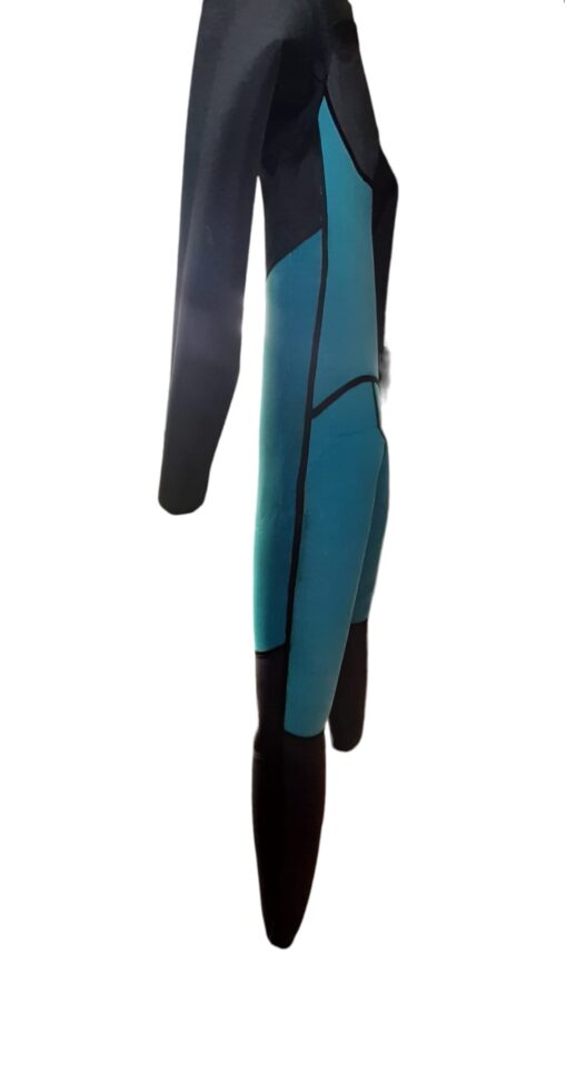 NCW 5/3 chest zip thermal lined winter wetsuit interior ( side )