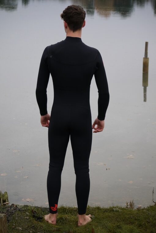 NCW 5/3mm thermal lined yamamoto neoprene full winter wetsuit chest zip back