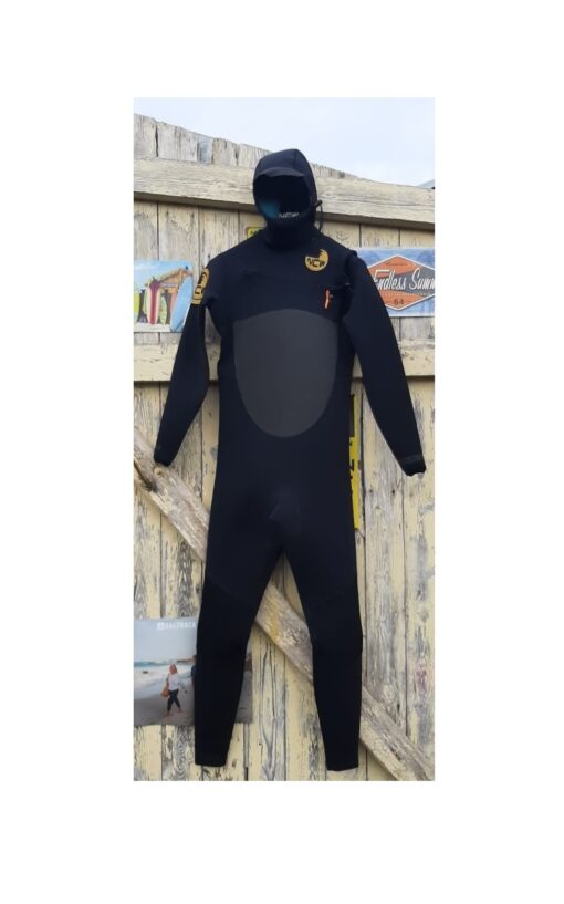 ncw 5/4/3 hooded winter wetsuit with thermal lined yamamoto neoprene