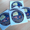 NCW Cornwall sunshine and waves stickers by local artist Lip_E