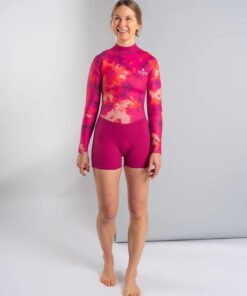 Saltrock Peace Tie Dye Womens long arms Shortie Springsuit