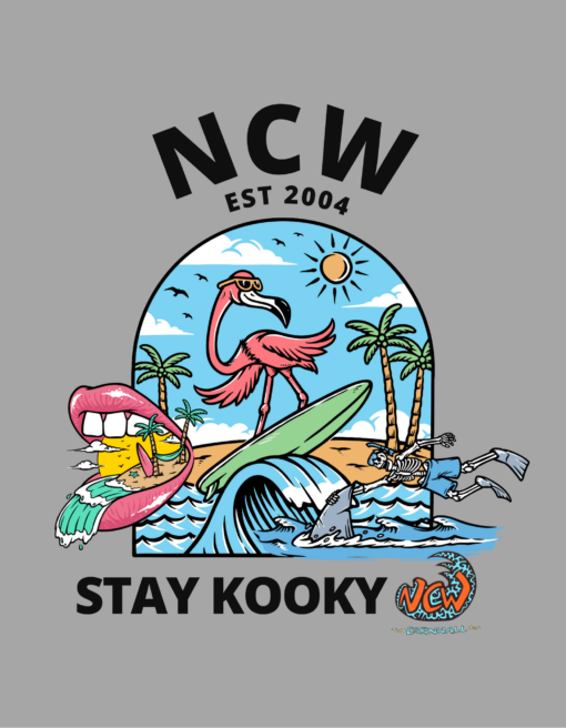 NCW Stay Kooky flamingo tee