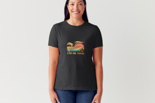 Six Foot and Pumpkin Sunset Lines tee 2