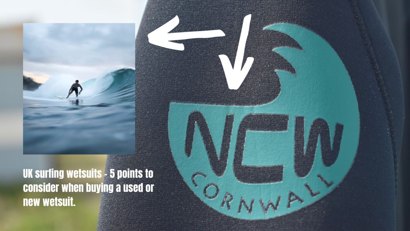 UK surfing wetsuits - 5 points to consider when buying a used or new wetsuit.