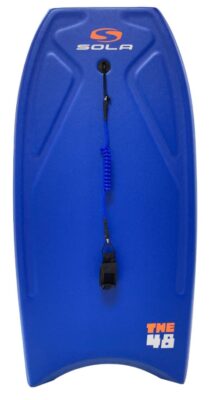 The Sola 48 inch body board blue orange