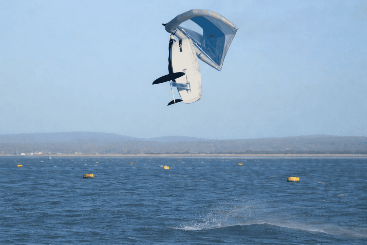 Wing foiling big jump #3